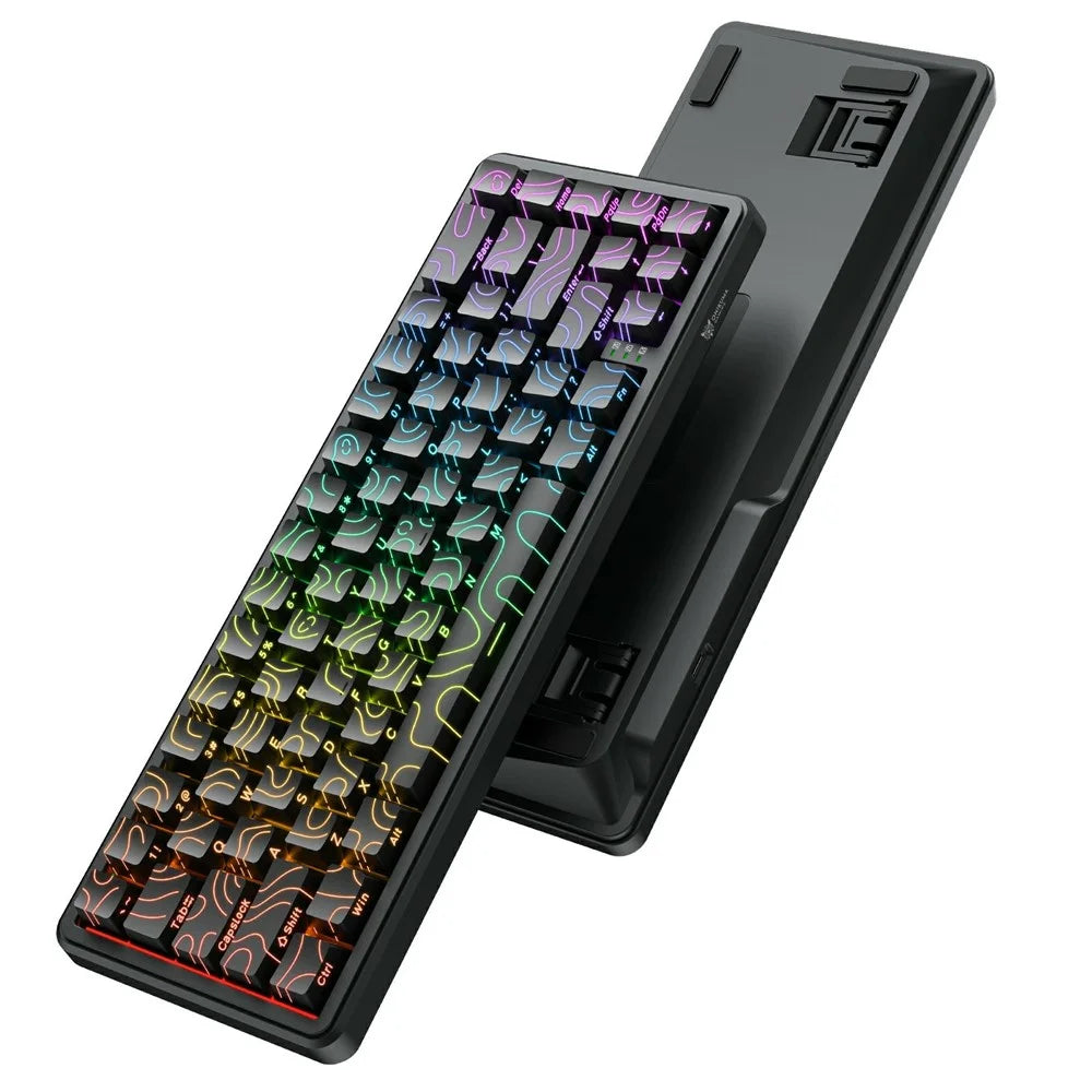ONIKUMA G67 Wired Magnetic Axis Mechanical Keyboard 67 Keys Anti-Ghosting Hot-Swappable for Gaming / Office - 1