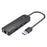 VENTION CHNBB 5 in 1 USB Hub USB 3.0 x 3 + Gigabit Ethernet Docking Station with Micro USB Power Port - 1