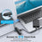 VENTION CHNBB 5 in 1 USB Hub USB 3.0 x 3 + Gigabit Ethernet Docking Station with Micro USB Power Port - 6