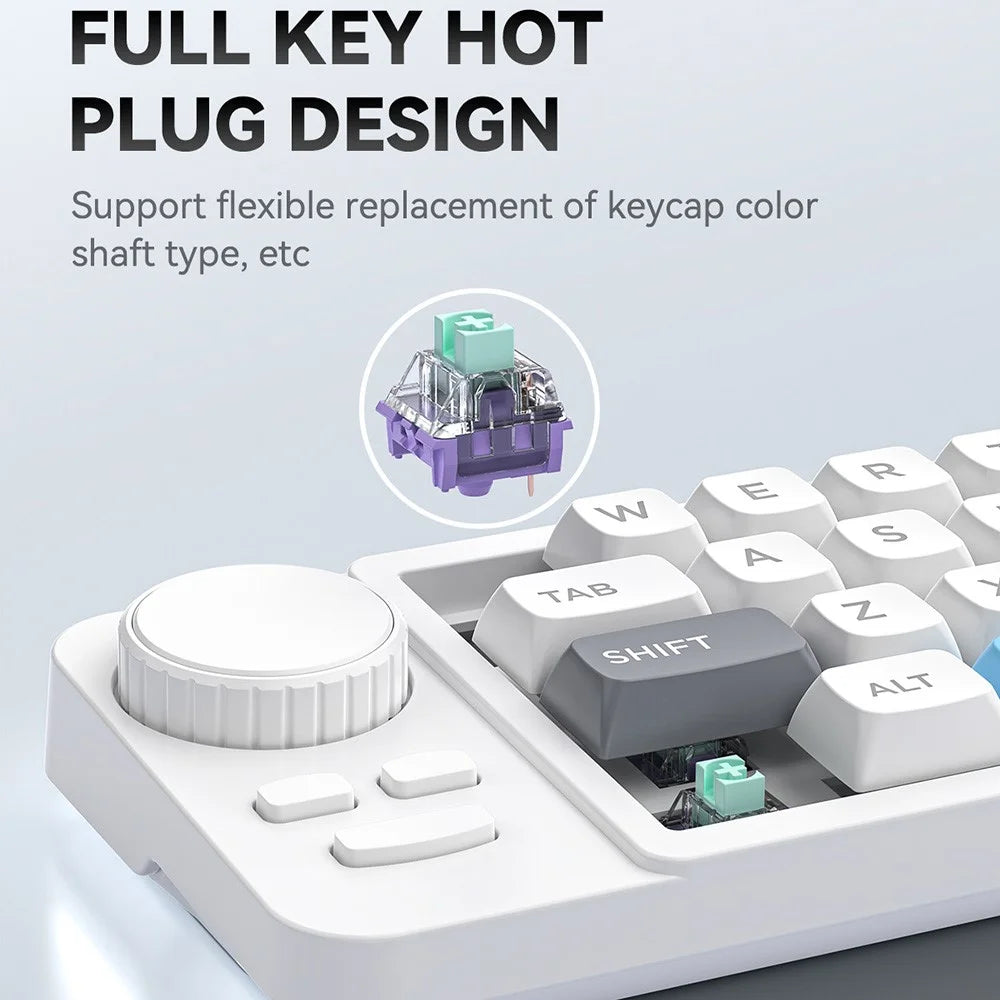 K811 19 Keys Wired Gaming Keyboard Macro Programmable Mechanical Keyboard with RGB Backlit - Black - 4