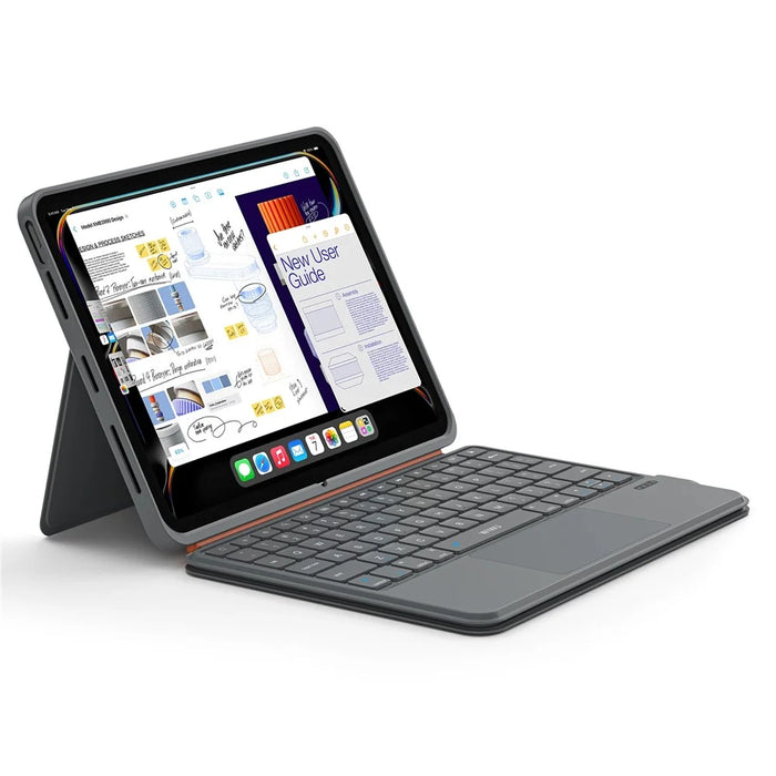 WIWU MK-005 For iPad Pro 13 (2025) / (2024) 3 in 1 Magnetic Bluetooth-compatible Keyboard Full Coverage Leather Case - 1