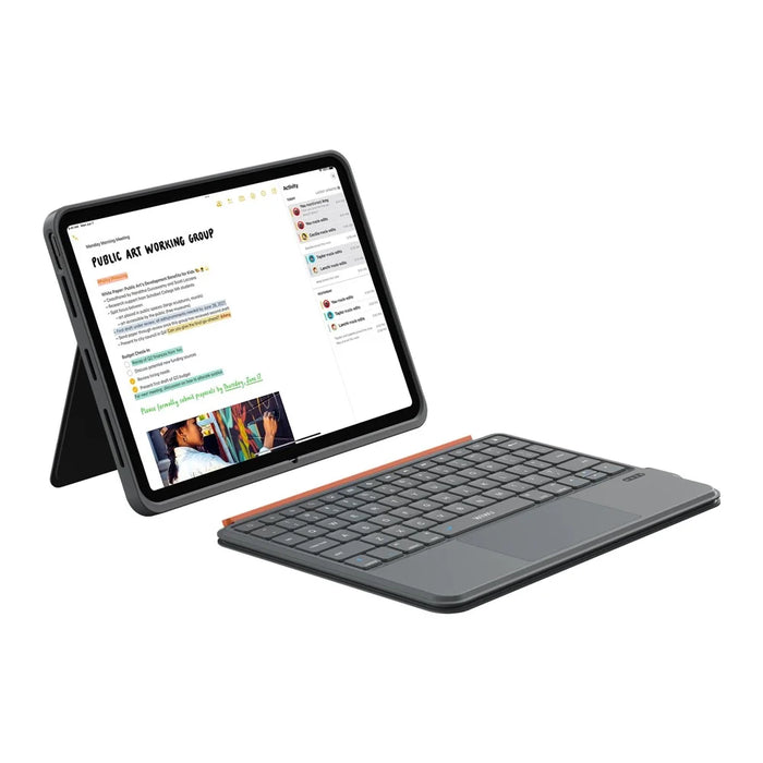 WIWU MK-005 For iPad Pro 13 (2025) / (2024) 3 in 1 Magnetic Bluetooth-compatible Keyboard Full Coverage Leather Case - 4