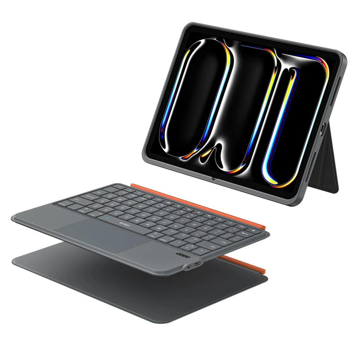 WIWU MK-005 For iPad Pro 13 (2025) / (2024) 3 in 1 Magnetic Bluetooth-compatible Keyboard Full Coverage Leather Case - 7