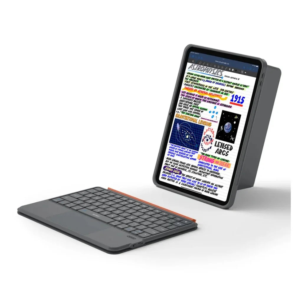 WIWU MK-005 For iPad Pro 11 (2024) 3 in 1 Magnetic Bluetooth-compatible Keyboard Full Coverage Leather Case - 4