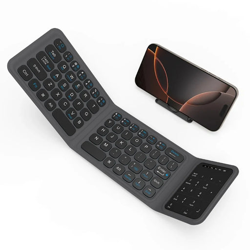 WIWU FMK-05 Foldable Wireless Keyboard for Laptop  /  Tablet  /  Smartphone Bluetooth-compatible Keyboard - 2