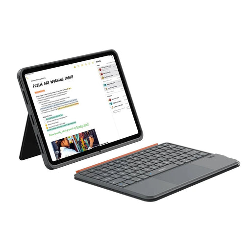 WIWU MK-005 For iPad Air 13 (2024) 3 in 1 Magnetic Bluetooth-compatible Keyboard Full Coverage Leather Case - 2