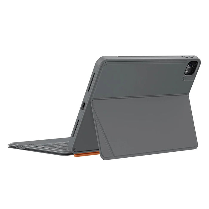 WIWU MK-005 For iPad Air 13 (2024) 3 in 1 Magnetic Bluetooth-compatible Keyboard Full Coverage Leather Case - 4