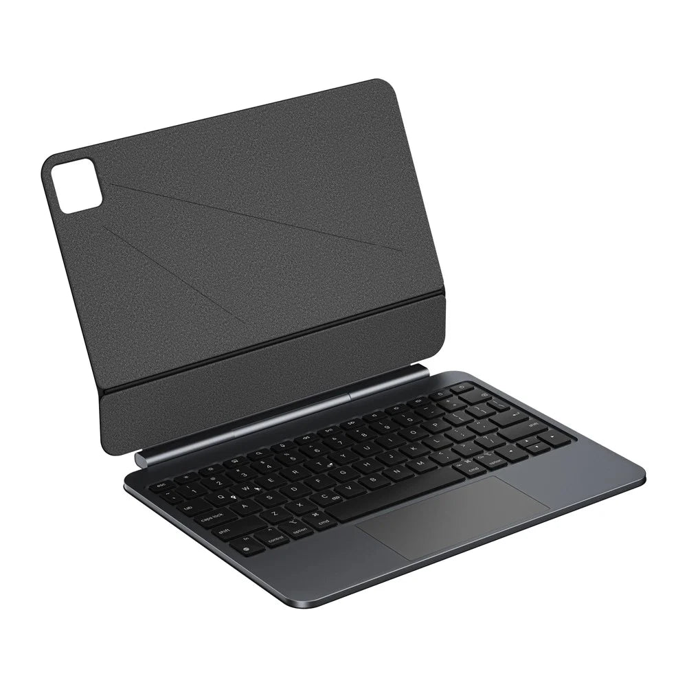 WIWU MK-004 For iPad Pro 11 (2024) Magnetic Wireless Bluetooth-compatible Keyboard Leather Case Magic Keyboard - 3
