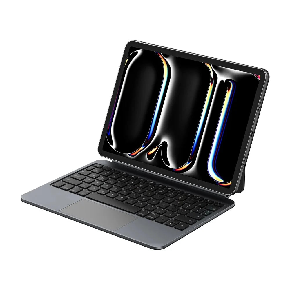 WIWU MK-004 For iPad Pro 13 (2025) / (2024) Magnetic Wireless Bluetooth-compatible Keyboard Leather Case Magic Keyboard - 3