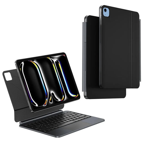 WIWU MK-004 For iPad 10.9 (2022) Bluetooth-Compatible Keyboard Magnetic Leather Tablet Protective Case - 1