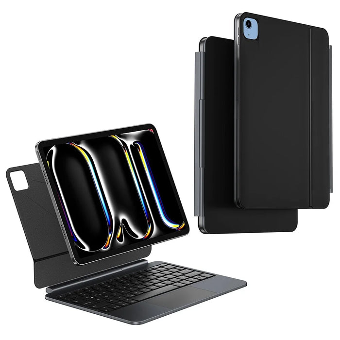 WIWU MK-004 For iPad 10.9 (2022) Bluetooth-Compatible Keyboard Magnetic Leather Tablet Protective Case - 1