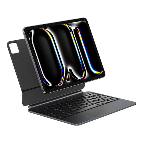 WIWU MK-004 For iPad Air 11 (2026) / (2025) / (2024) Bluetooth-Compatible Keyboard Magnetic Leather Tablet Protective Case - 1