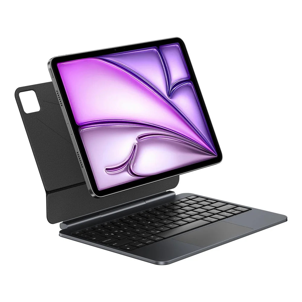 WIWU MK-004 For iPad Air 13 (2026) / (2025) / (2024) Bluetooth-Compatible Keyboard Magnetic Leather Tablet Protective Case - 3