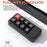 MKESPN K815B 8-Key RGB Mechanical Numeric Keyboard Hot-Swappable Compact Gaming Keypad - Red / Black - 2