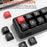 MKESPN K815B 8-Key RGB Mechanical Numeric Keyboard Hot-Swappable Compact Gaming Keypad - Red / Black - 5