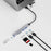 WIWU HB003 5 in 1 Multifunction Hub USB + Type C to USB 3.0 / 2x USB 2.0 / SD and TF Card Reader Expansion Dock - 4