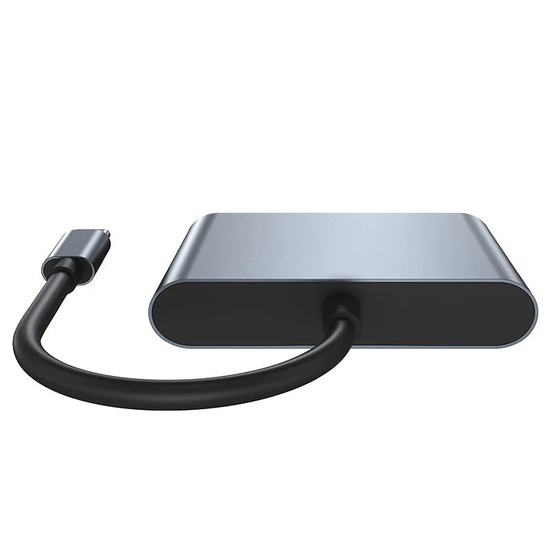 3 in 1 USB-C to HD Multiport Adapter 4K 60Hz Splitter PD 100W Fast Charging USB 3.0 Hub Converter for Windows / MacOS - 3