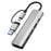 2502 Type-C / USB USB Hub 6-in-1 Type-C to RJ45 (2.5G) + 2x USB 3.2 + USB 2.0 + USB-C 3.2 + DC 5V Adapter for Laptop / Tablet - 1
