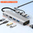 2502 Type-C / USB USB Hub 6-in-1 Type-C to RJ45 (2.5G) + 2x USB 3.2 + USB 2.0 + USB-C 3.2 + DC 5V Adapter for Laptop / Tablet - 3