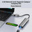 2502 Type-C / USB USB Hub 6-in-1 Type-C to RJ45 (2.5G) + 2x USB 3.2 + USB 2.0 + USB-C 3.2 + DC 5V Adapter for Laptop / Tablet - 6
