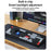 YESIDO KB44 104 Keys Wired Keyboard with RGB Backlight Low Noise Mechanical Keyboard, English + Arabic Version - 7