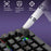 A36 RGB Backlit Mini Mechanical Keyboard with Numpad 34 Keys Type-C Wired Keyboard - Black - 2