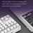 A36 RGB Backlit Mini Mechanical Keyboard with Numpad 34 Keys Type-C Wired Keyboard - Black - 6