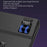A36 RGB Backlit Mini Mechanical Keyboard with Numpad 34 Keys Type-C Wired Keyboard - Black - 7