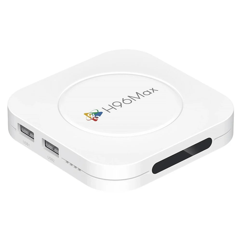 H96 MAX M1 Plus 8K Intelligent Android TV Box 2+16GB WiFi6 BT5.4 Voice Assistant Media Player - White  /  US Plug - 2