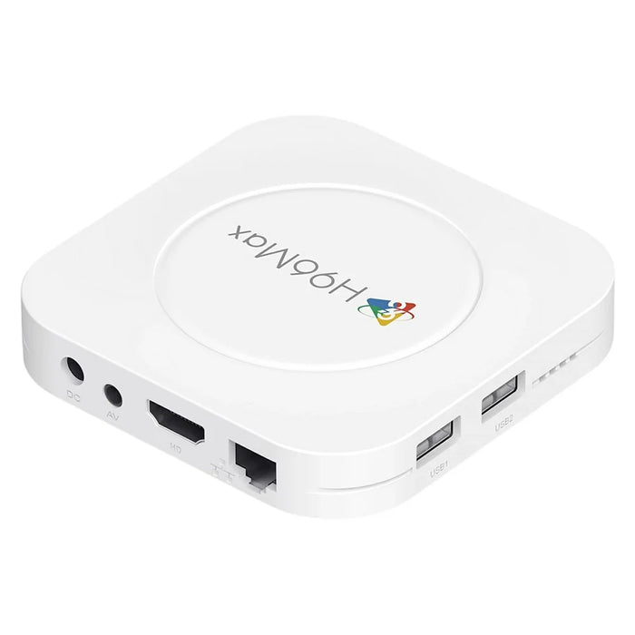H96 MAX M1 Plus 8K Intelligent Android TV Box 4+128GB WiFi6 BT5.4 Voice Assistant Media Player - White  /  US Plug - 3