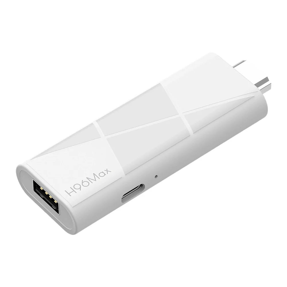 H96 MAX RK3518 2+16GB Android 14.0 TV Stick 4K Smart TV Box WiFi Bluetooth-Compatible Mini TV Stick - White - 3