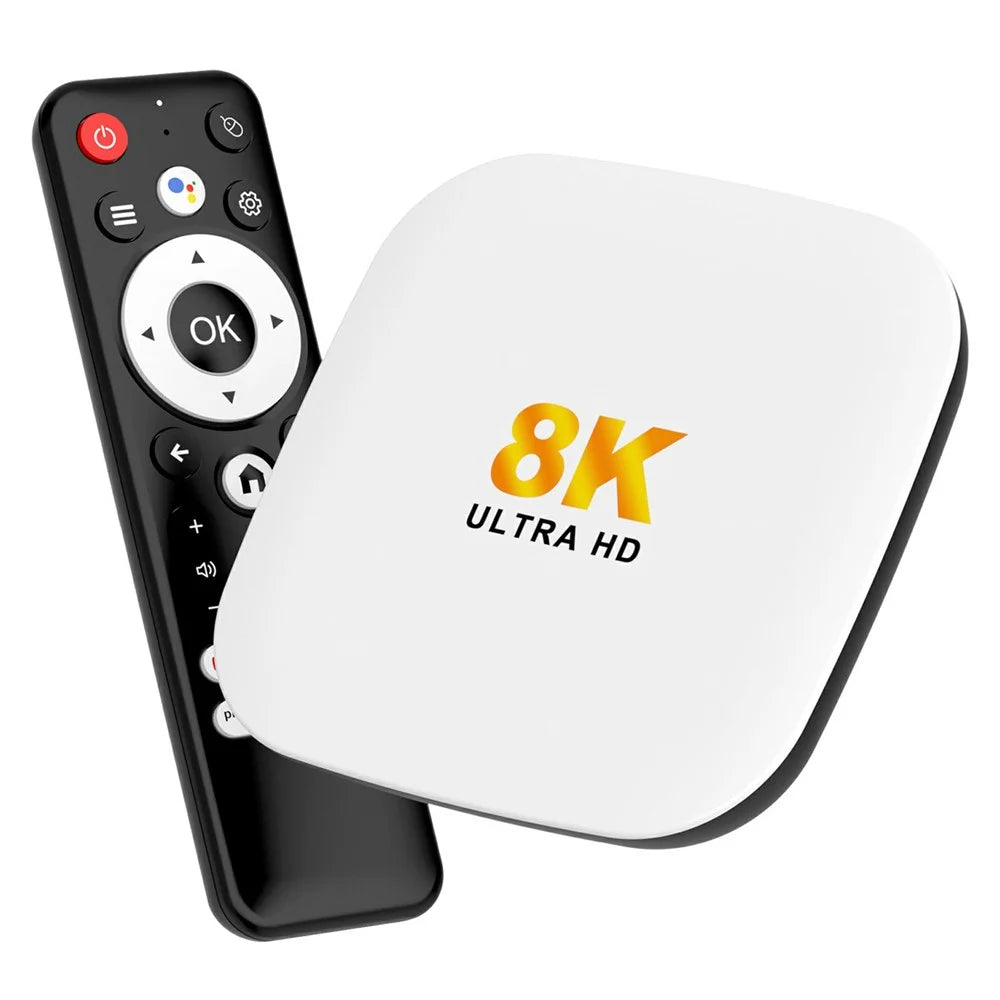 H96 MAX M2 Plus RK3528 Android 14.0 TV Box 2GB RAM + 16GB ROM 8K Ultra HD Streaming Device WiFi 6 BT5.4 Media Player - US Plug - 1