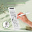 3Pcs 6 Inch Magnetic Writing Board for Refrigerator Dry Erase Board Reusable Memo Pad with Pen - Random Backside Pattern - 3