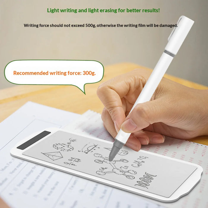 3Pcs 6 Inch Magnetic Writing Board for Refrigerator Dry Erase Board Reusable Memo Pad with Pen - Random Backside Pattern - 5
