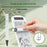 3Pcs 6 Inch Magnetic Writing Board for Refrigerator Dry Erase Board Reusable Memo Pad with Pen - Random Backside Pattern - 6