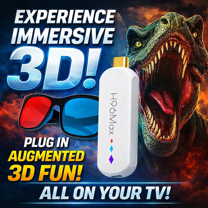 H96 MAX M20 L3 Android 14 TV Stick 4K HDR Streaming Media Player with Google Voice Assistant 2GB + 16GB - White - 5