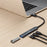 DEVIA Lite1 Type-C to 2A+2C 4 in 1 Hub USB 3.0 / 2.0 Data Transfer Audio Support Multi Device Connection - Dark Grey - 4