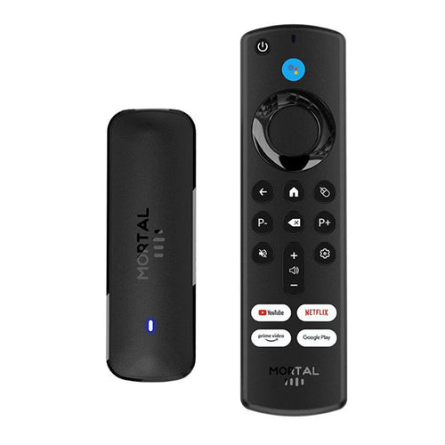 Q8 2+8GB Android 14.0 Smart TV Stick Allwinner H313 Quad Core 4K Ultra HD WiFi 6 Bluetooth-compatible Media Player with Voice Remote - 2GB+8GB - 1