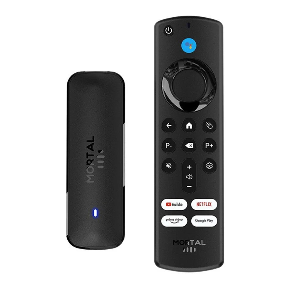 Q8 2+16GB Android 14.0 Smart TV Stick Allwinner H313 Quad Core 4K Ultra HD WiFi 6 Bluetooth-compatible Media Player with Voice Remote - 2GB+16GB - 1