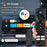 Q8 2+16GB Android 14.0 Smart TV Stick Allwinner H313 Quad Core 4K Ultra HD WiFi 6 Bluetooth-compatible Media Player with Voice Remote - 2GB+16GB - 7