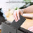 B028 Wireless Keyboard Bluetooth-compatible Foldable Keyboard for iPad Tablet Phone Laptop - Black - 5