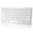 X5 78-Key Bluetooth-compatible Keyboard Ultra Thin Wireless Keyboard for Tablet PC, English Version - White - 1