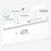 X5 78-Key Bluetooth-compatible Keyboard Ultra Thin Wireless Keyboard for Tablet PC, English Version - White - 4
