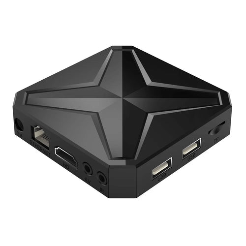 Q1 MINI+ 2G+8G TV Box RK3518 8K  /  4K WiFi 6 Dual Band Android 14 Bluetooth-compatible 5.4 Google Play Streaming Media Player - Black  /  EU Plug - 1