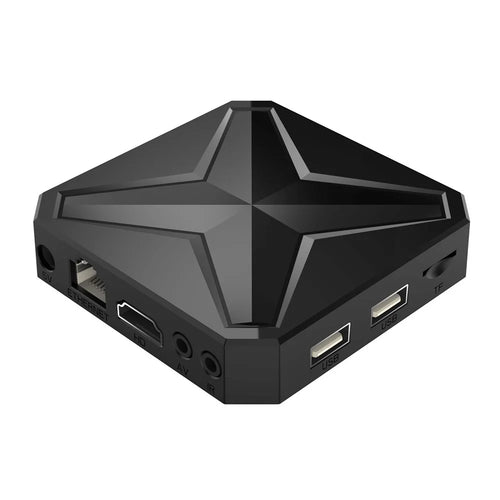 Q1 MINI+ 2G+16G TV Box RK3518 8K  /  4K WiFi 6 Dual Band Android 14 Bluetooth-compatible 5.4 Google Play Streaming Media Player - Black  /  EU Plug - 1