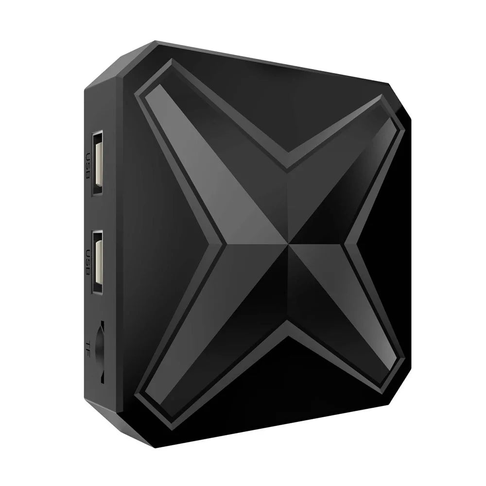 Q1 MINI+ 2G+16G TV Box RK3518 8K  /  4K WiFi 6 Dual Band Android 14 Bluetooth-compatible 5.4 Google Play Streaming Media Player - Black  /  EU Plug - 2