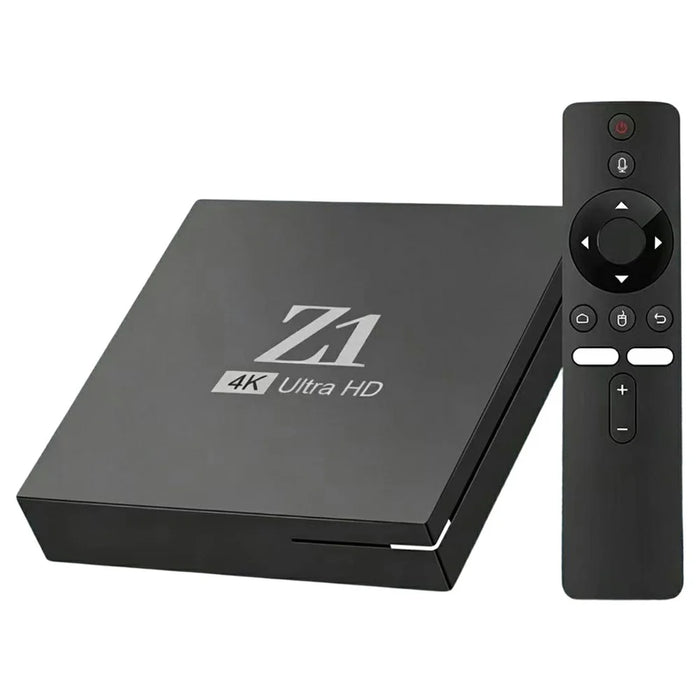 Z1 2+16GB Android 15.0 TV Box 4K Ultra HD WiFi 6 Dual Band 2.4G / 5G Bluetooth-compatible Voice Remote - Black - 1