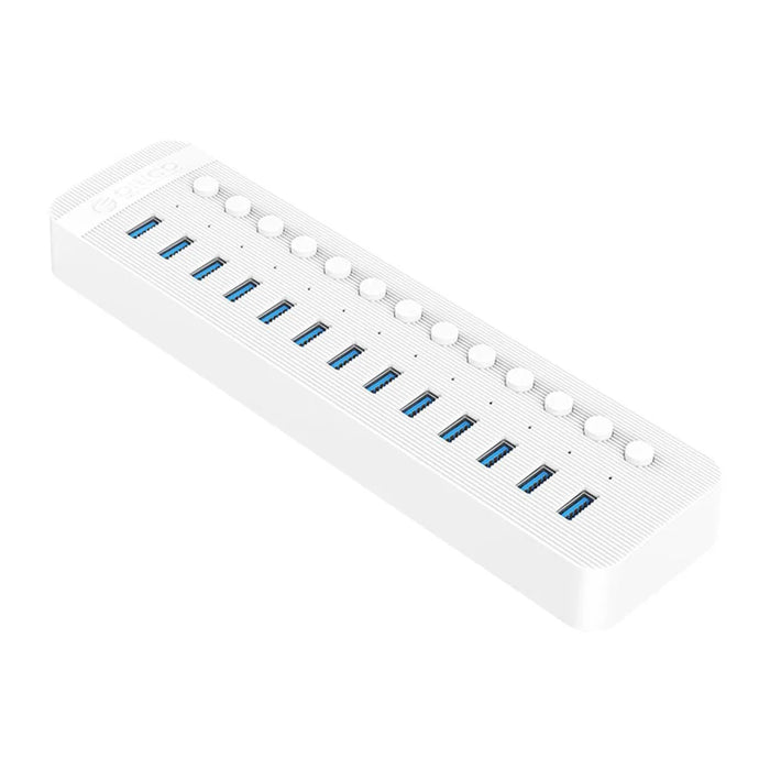 ORICO CT2U3-13AB 13-Port Hub with Individual Switches - EU Plug - 2