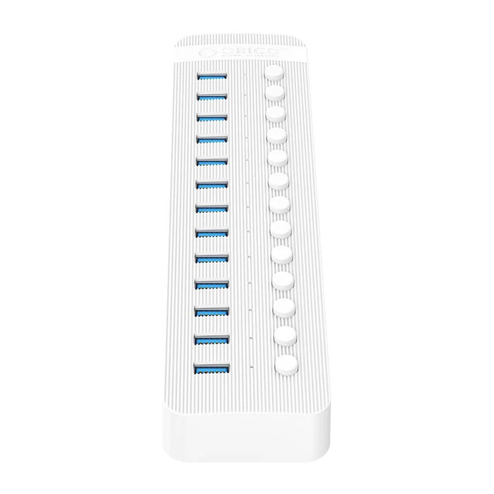 ORICO CT2U3-13AB 13-Port Hub with Individual Switches - EU Plug - 5