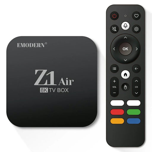 EMODERN Z1 AIR 2+8GB Android 15.0 TV Box 8K Ultra HD 2.4G  /  5G WiFi Bluetooth-compatible Voice Remote - Black - 2